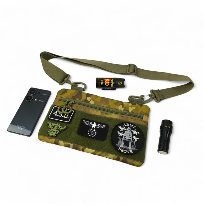 Армійська військова сумка на ногу, Сумка через плече військового забарвлення Чоловіча армійська SY-20