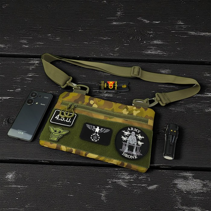 Чоловіча сумка через плече нагрудна, Чоловіча портативна сумка через плече кросбоді ON-98