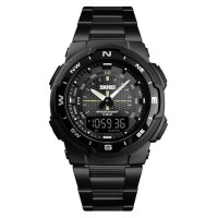 Годинники для туризму SKMEI 1370BKWT, Годинники наручні електронні тактичні Захисні тактичні BH-29