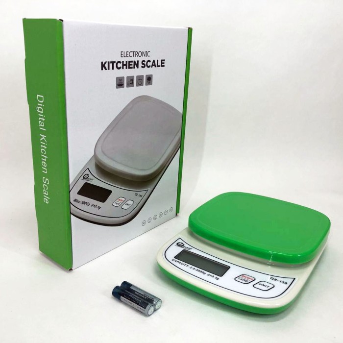 Прості у використанні кухонні ваги QZ-158A 10кг, Ваги з чашею для маленької ваги Кухонні міні KA-39