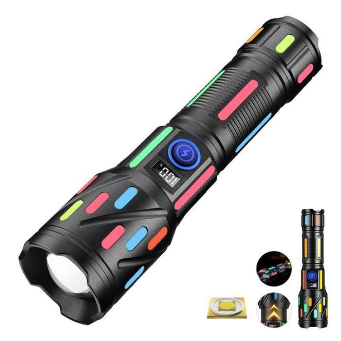 Ручний світильник з потужним променем, Перезаряджуваний ручний ліхтар, Ліхтар суперяскравий NU-42