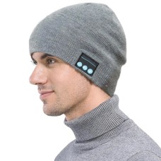 Портативна колонка шапки з bluetooth навушниками SPS Hat BT True. Колір: сірий AB-93
