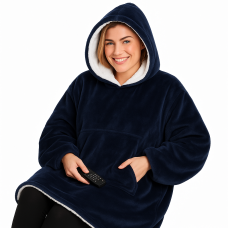 М'яка ковдра з рукавами і капюшоном, Худі ковдра, Плед з рукавами, Худіплед Теплий плед кофта GV-26