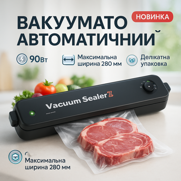 Вакуум-випарний апарат для харчових продуктів VACUUM SEALER LP-11 (S+), Вакууматор в домашніх умовах TH-49