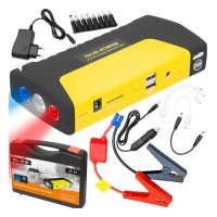 Пускозарядний пристрій на 50800 mAh для автомобільного акумулятора з індикацією заряду в кейсі