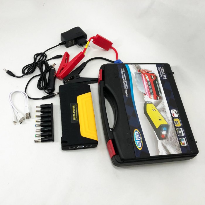 Мобільний пуско-зарядний пристрій для автомобіля 50800, Power bank для запуску авто EI-61