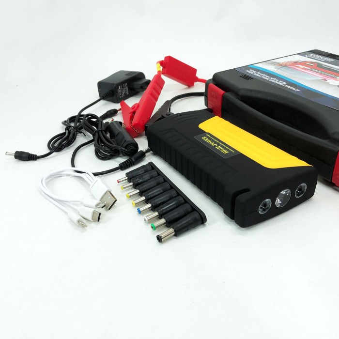 Мобільний пуско-зарядний пристрій для автомобіля 50800, Power bank для запуску авто EI-61