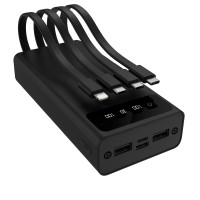 Надійний павербанк для активних користувачів 20000mAh, Потужний павербанк в дорогу WR-73