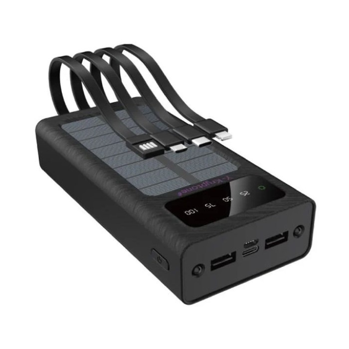 Надійний павербанк для активних користувачів 20000mAh, Потужний павербанк в дорогу WR-73