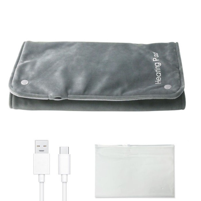 Універсальна електрогрілка від USB 30х50 см електричний термокилимок з підігрівом для рук, ніг та шиї MA-99