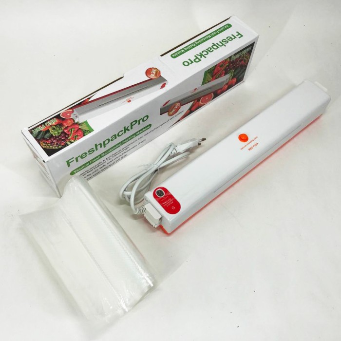 Пакувальник для зручного зберігання продуктів Freshpack Pro оранжевый, Вакууматор для ковбаси HO-89