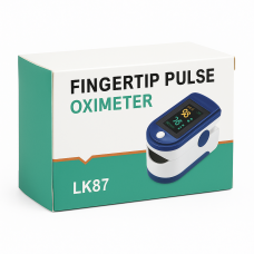 Пульсоксиметр Fingertip pulse oximeter LK87, Пульсоксиметр для вимірювання пульсу та сатурації портативний