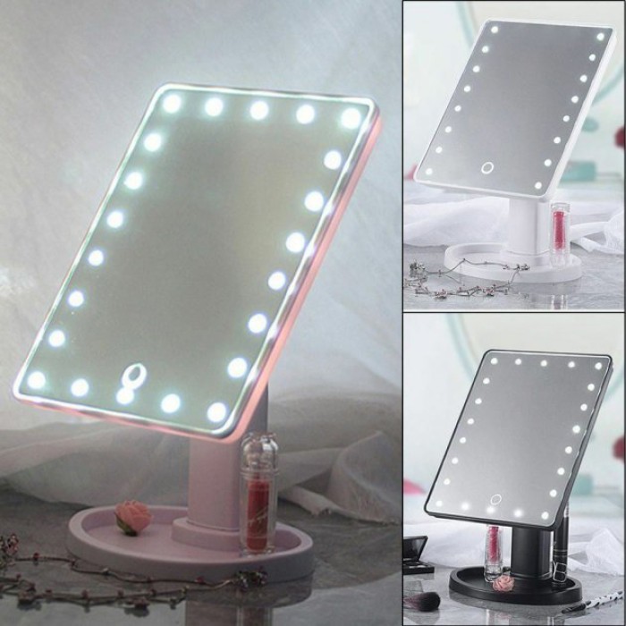 Дзеркало 16 LED Mirror White, макіяж, Краще косметичне дзеркало з підсвічуванням GC-78