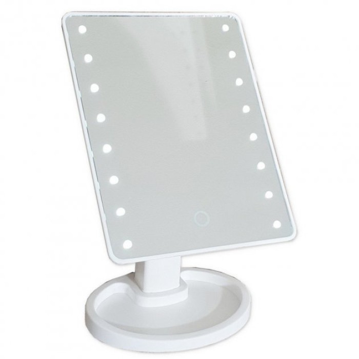 Дзеркало 16 LED Mirror White, макіяж, Краще косметичне дзеркало з підсвічуванням GC-78