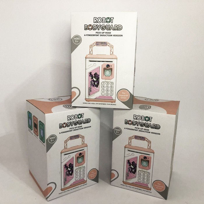 Скарбничка з електронним кодом та відбитком пальця, Електронна скарбничка сейф банкомат RW-21