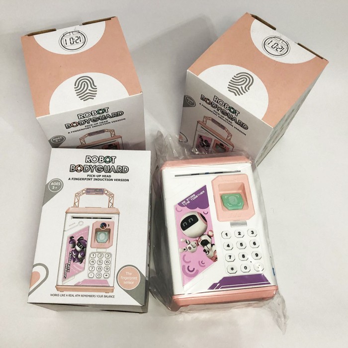 Скарбничка з електронним кодом та відбитком пальця, Електронна скарбничка сейф банкомат RW-21