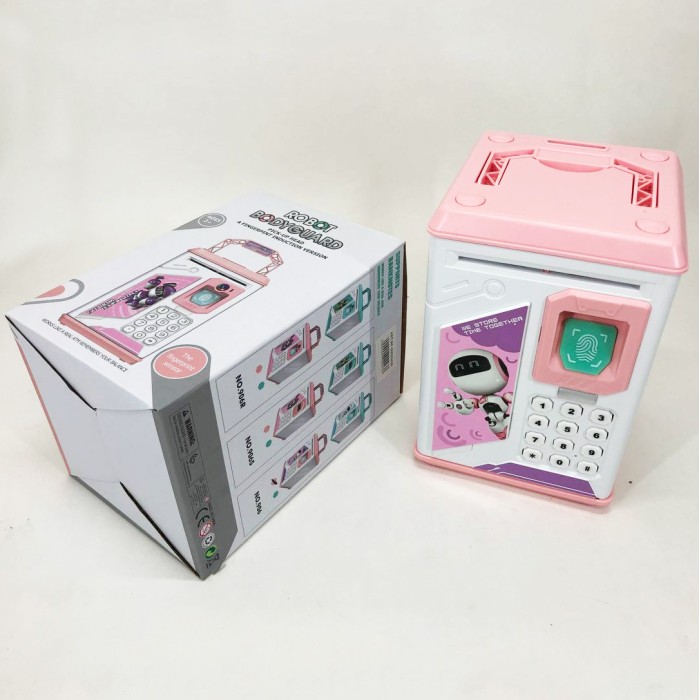 Скарбничка з відбитком пальця, Іграшковий дитячий сейф з електронним кодовим замком JT-34