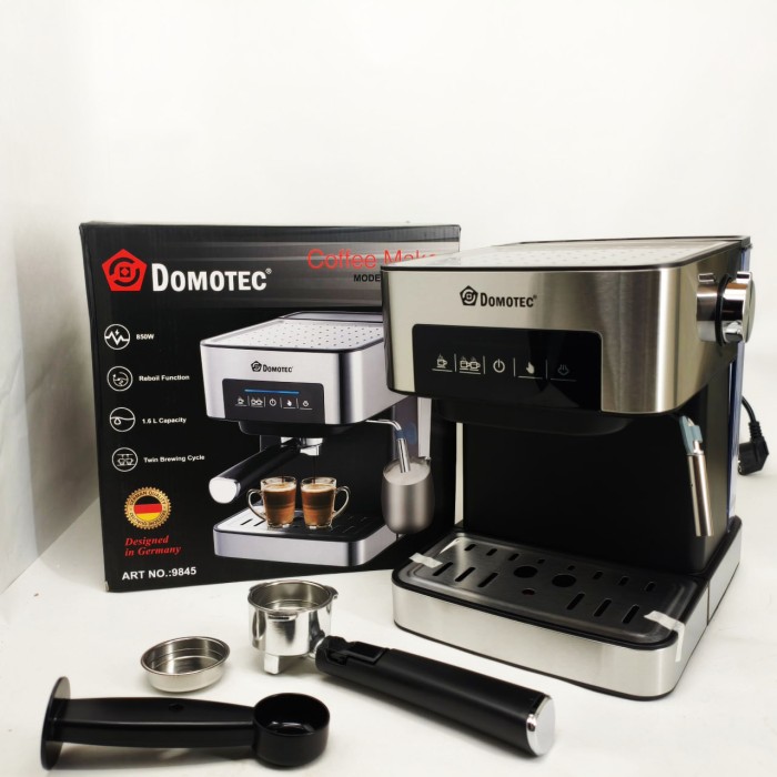 Бытовая электрическая кофеварка для дома Domotec, Машина для заварювання кави, атором TV-95