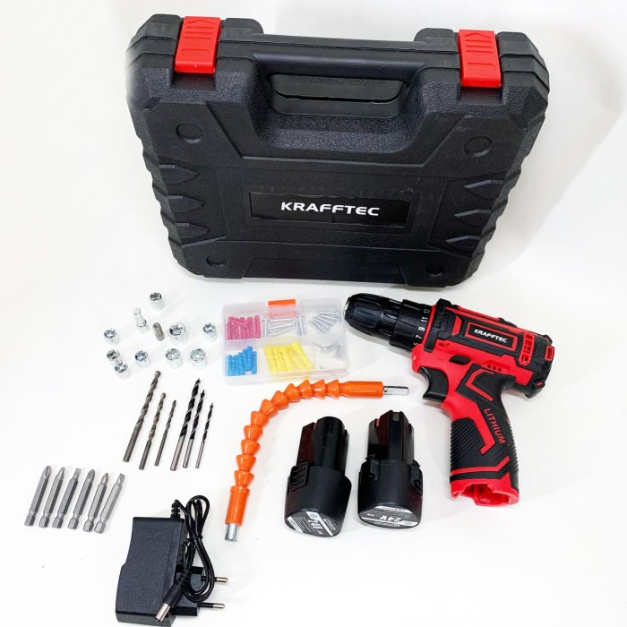 Акб шуруповерт з набором інструменту, Акумуляторний дриль-шуруповерт, Шуруповерт ручний акумуляторний ZK-92