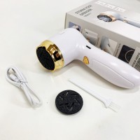 Електрична пемза для ніг з насадками, Електрична педикюрна пемза, Прилад для чищення ніг LQ-64