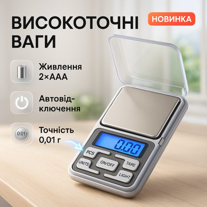 Ваги ювелірні MH-100, 100г (0.01г)