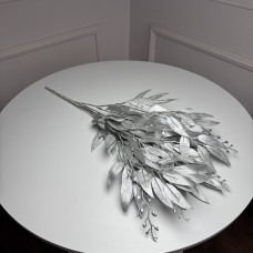 Рускус букет штучний, В-55 см 5шт/уп. Колір: срібний ZW-25