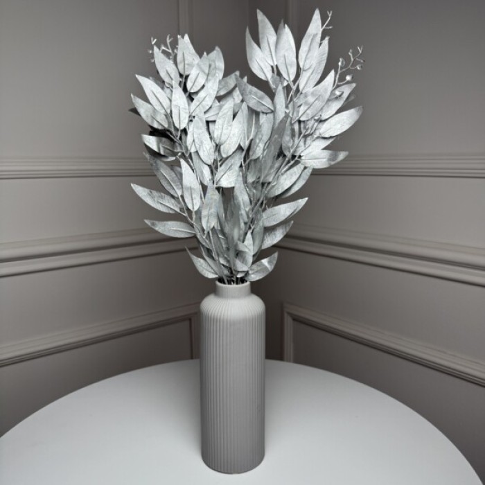 Рускус букет штучний, В-55 см 5шт/уп. Колір: срібний ZW-25