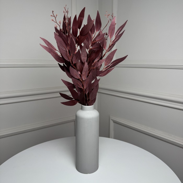 Рускус букет штучний, В-55 см 5шт/уп. Колір: бордовий QI-62