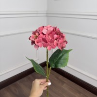 Гортензія штучна латексна h=70см. d=17 cm 1шт. Колір: фуксія WE-89