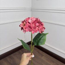 Гортензія штучна латексна h=70см. d=17 cm 1шт. Колір: фуксія WE-89