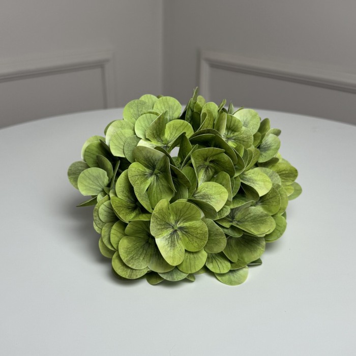 Гортензія штучна латексна h=70см d=17 cm 1шт. Колір: салатовий PI-87