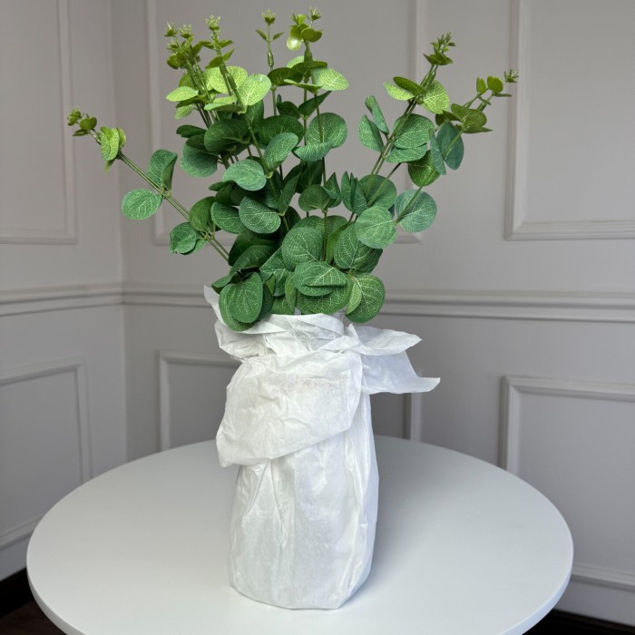 Букет евкаліпту штучний для декору 5шт/уп. зелений FD-22