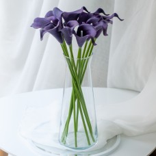 Калла на ніжці штучна У-21 см Упаковка 10 шт. Колір: фіолетовий PR-96