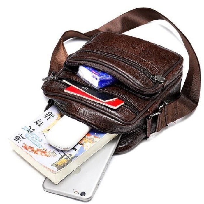 Сумка чоловіча легка через плече, Модна сумка планшет на груди, Органайзери сумка-барсетка через плече UO-58
