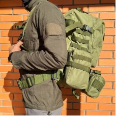 Тактичний штурмовий військовий рюкзак 55л, Штумовий військовий рюкзак штурм JL-38