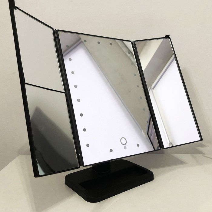 Дзеркало для гриму, Розумне дзеркало для макіяжу косметичне з підсвічуванням Cosmetie Mirror BH-98