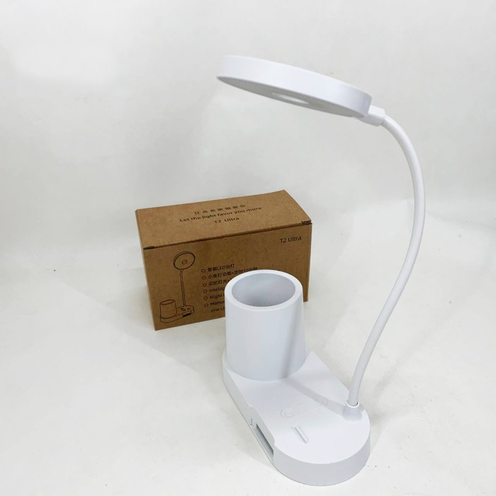 Настільна світлодіодна лампа BL-T2 з гнучкою стійкою та органайзером. BQ-77