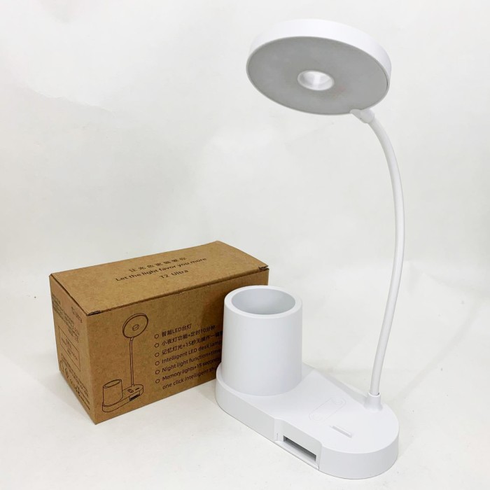 Настільна світлодіодна лампа BL-T2 з гнучкою стійкою та органайзером. CJ-37