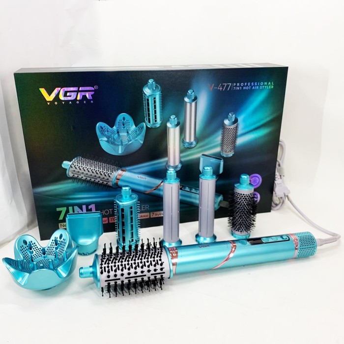 Фен-стайлер з функцією різних насадок VGR, Фен для волосся професійний 2 швидкості MO-53