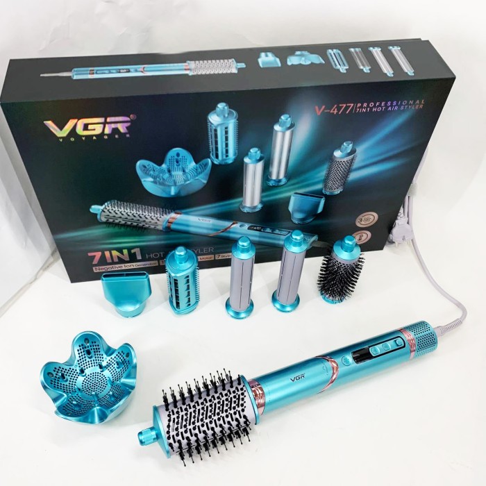 Фен-стайлер з функцією різних насадок VGR, Фен для волосся професійний 2 швидкості MO-53