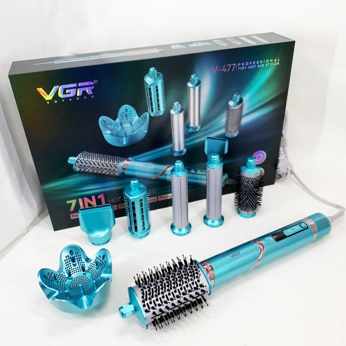 Фен-стайлер з функцією різних насадок VGR, Фен для волосся професійний 2 швидкості MO-53