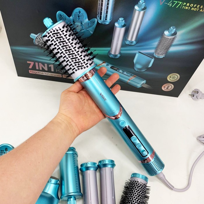 Фен-стайлер з функцією різних насадок VGR, Фен для волосся професійний 2 швидкості MO-53