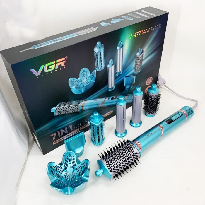 Фен-стайлер з функцією завивки VGR, Повітряний професійний стайлер, Фен для укладання локонів XF-41