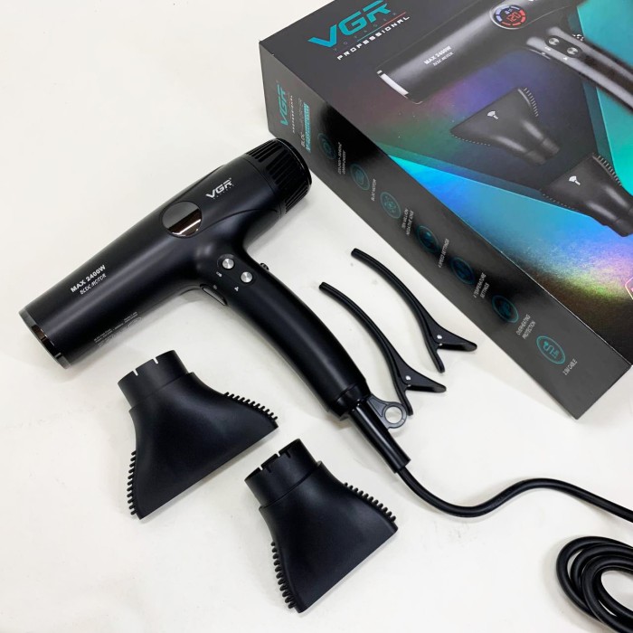 Потужний фен для волосся VGR V-469 2400Вт, Фен для волосся з холодним обдуванням Хороший потужний VC-35