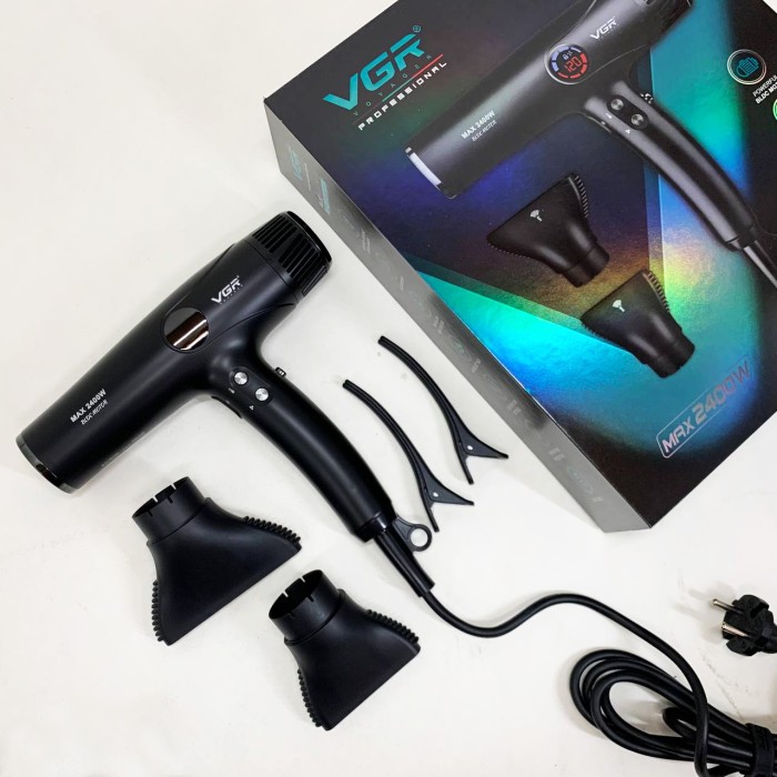 Потужний фен для волосся VGR V-469 2400Вт, Фен для волосся з холодним обдуванням Хороший потужний VC-35