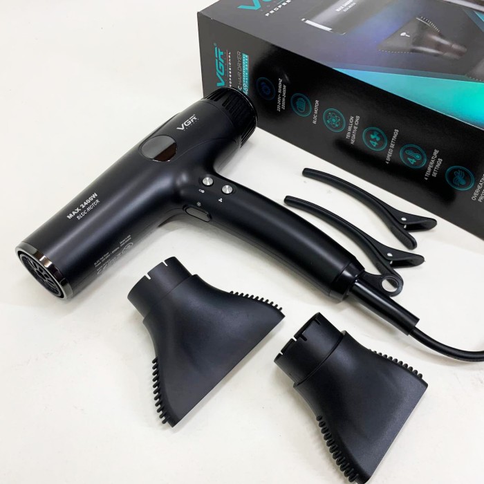 Потужний фен для волосся VGR V-469 2400Вт, Фен для волосся з холодним обдуванням Хороший потужний VC-35