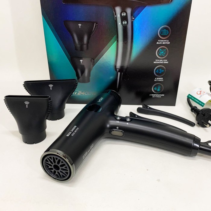 Потужний фен для волосся VGR V-469 2400Вт, Фен для волосся з холодним обдуванням Хороший потужний VC-35