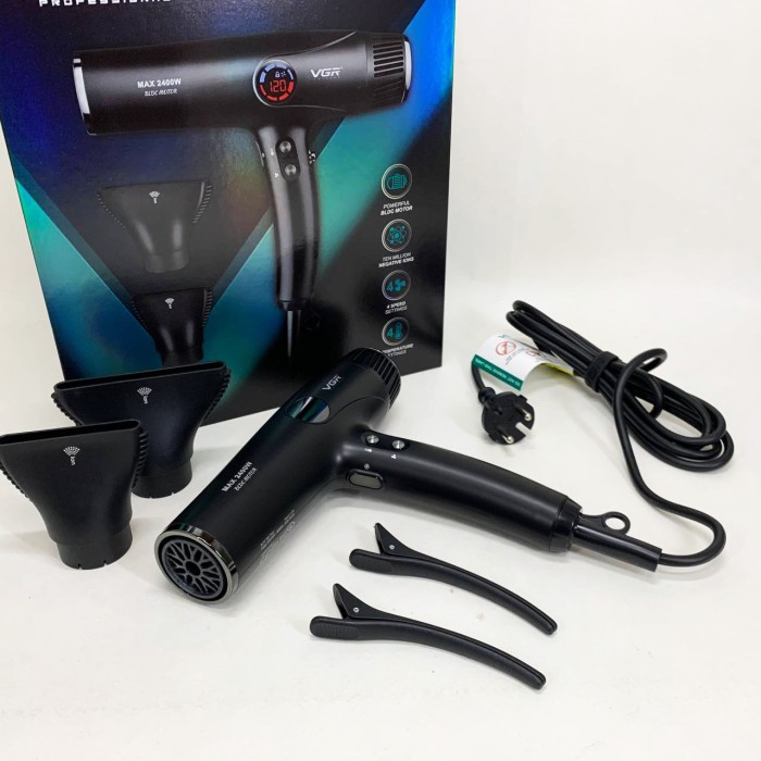 Потужний фен для волосся VGR V-469 2400Вт, Фен для волосся з холодним обдуванням Хороший потужний VC-35