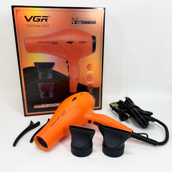 Фен VGR V-406 ORANGE 3000Вт