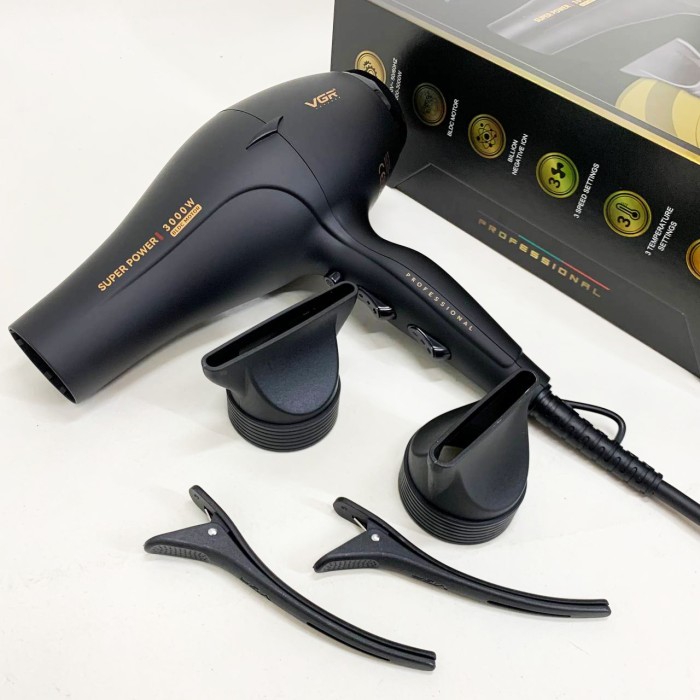 Фен VGR V-406 BLACK 3000Вт